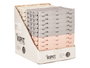 Kipit Boîte Pliante Multiusage 4 L Plastique 26.6x17x11 cm Beige Gris Rose Vert (Assortiment Aléatoire) (Set de 24)