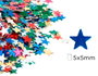 Innspiro Bote de paillettes en aluminium étoiles Multicolor 5mm 30gr