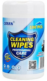 MicroConnect Lingettes de Surface pour Écrans et Claviers (100 pièces)