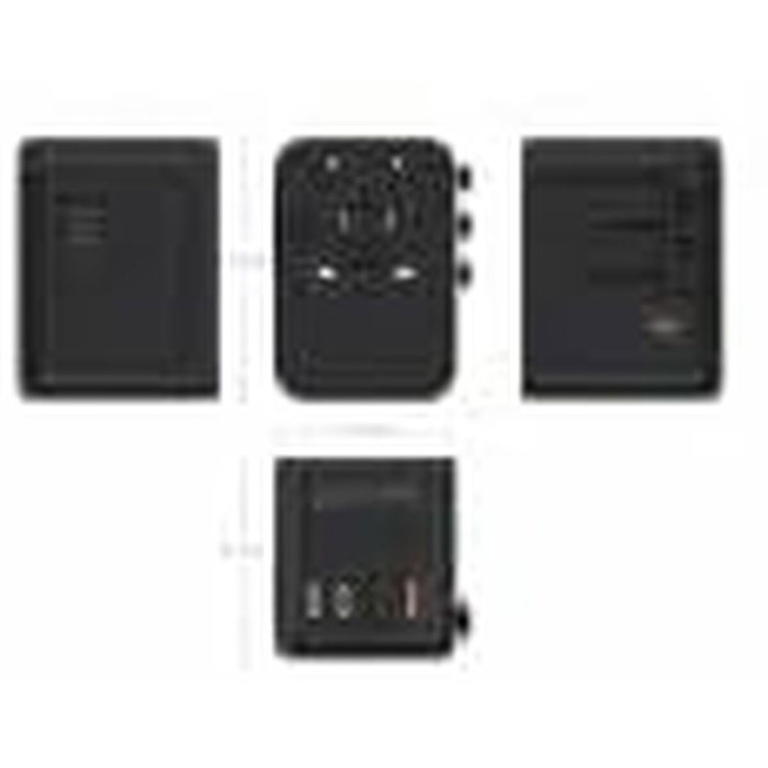 Chargeur mural Aisens ASPS-2A3C09-BK Noir Chargeur mural Aisens ASPS-2A3C09-BK Noir