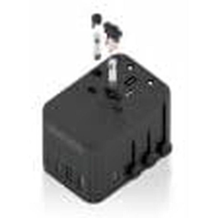 Chargeur mural Aisens ASPS-2A3C09-BK Noir Chargeur mural Aisens ASPS-2A3C09-BK Noir