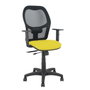 PIQUERAS Y CRESPO Chaise de Bureau Alocén Jaune avec Accoudoirs 1D