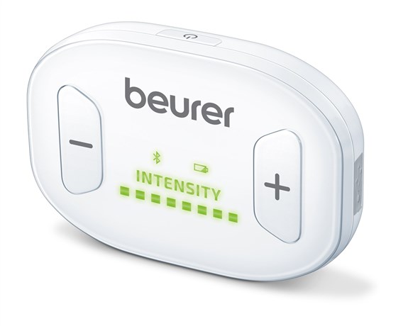 Beurer EM-70 Electrostimulateur TENS/EMS Numérique Sans Fil avec Télécommande - 19 Programmes pour Traitement de la Douleur, Stimulation et Massage
