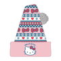 Cerdá Hello Kitty Bonnet de Noël en laine multicolore - Dimensions 22.0 x 2.0 x 21.0 cm - Pour 3 ans et plus