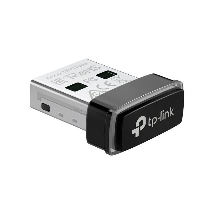 TP-Link Archer TX1U Nano AX300 Adaptateur Wi-Fi 6 USB 2.0 Noir Ultra-Compacte 287 Mbit/s