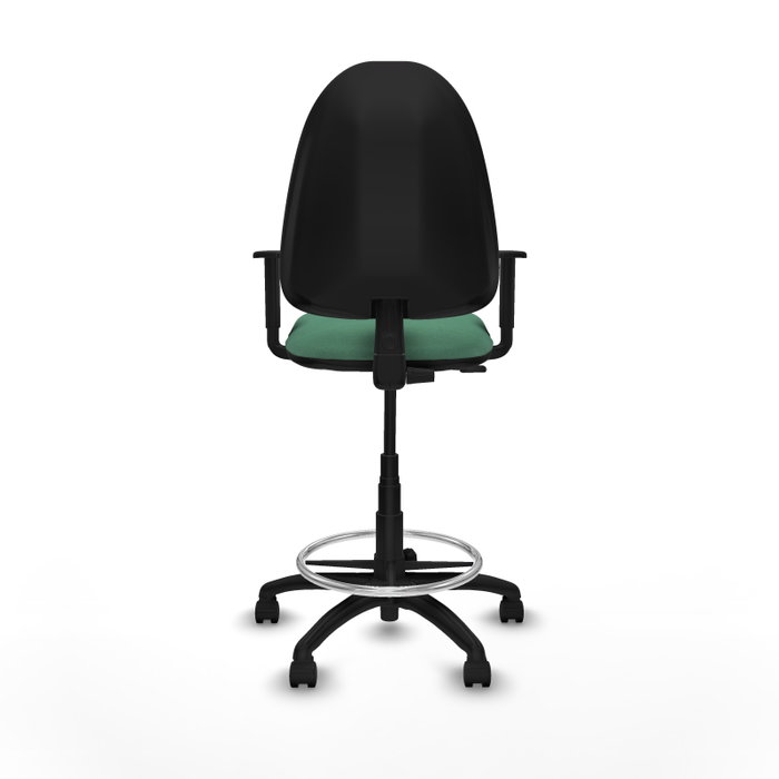 PIQUERAS Y CRESPO Tabouret Vert émeraude avec Accoudoir 1D