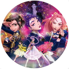 Ravensburger Puzzle Rond K-Pop Demon Hunters 500 Pièces