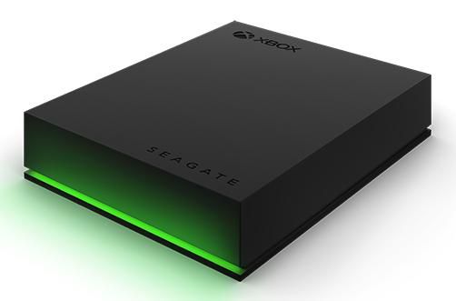 Seagate Game Drive for Xbox - Disque dur externe portable 4TB USB 3.2 pour Xbox Series X/S et Xbox One, avec rétroéclairage LED, pour extension de stockage de jeux