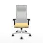 Piqueras y Crespo Fauteuil de Bureau Albacete Crème et Blanc