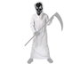 Déguisement Squelette Enfant Halloween Blanc Taille 3-4 Ans avec Masque et Tunique - Polyester