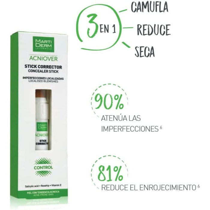 Martiderm ACNIOVER Stick Anti-Cernes 4 g