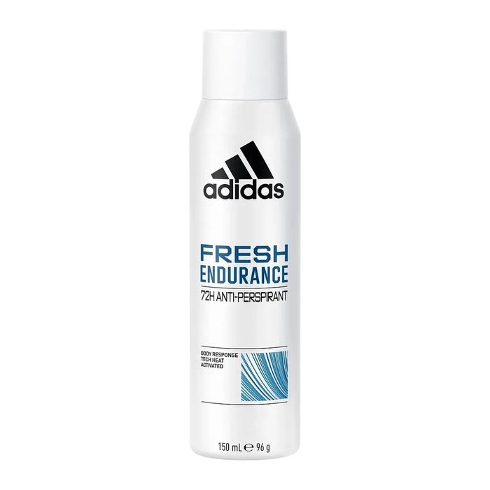 Adidas Déodorant Spray Fresh Endurance pour Homme, 150 ml, Vegan, Sans Alcool, Doux pour la Peau, Notes Boisées et Fraîches Adidas Déodorant Spray Fresh Endurance pour Homme, 150 ml, Vegan, Sans Alcool, Doux pour la Peau, Notes Boisées et Fraîches
