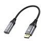 Equip Adaptateur DisplayPort 1.4 vers HDMI 8K/60Hz 15cm Aluminium