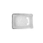 Quid Plateau en verre Select Vidrio 12,5x9x3,5 cm transparent avec relief