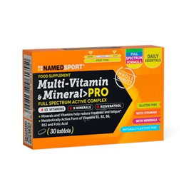 NAMED SPORT MULTI-VITAMINS & MINERALS PRO 30 COMP