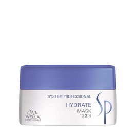System Professional by Wella Masque crème Hydrate pour cheveux, Hydratation intense, Traitement capillaire, 200 ml
