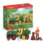 Schleich 42659 Farm World - Coffret Garde Forestier avec Véhicule et Accessoires - Jouet Figurine Articulée - Dès 5 Ans