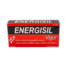 Energisil Vigor Ginseng 1000 mg - Complément alimentaire 30 capsules, anti-fatigue vitamines C et B