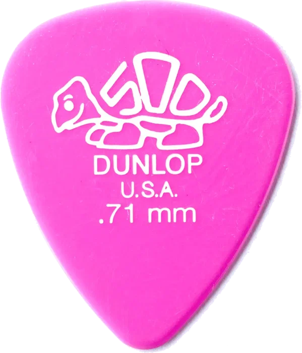 DUNLOP Pack de 12 médiators Delrin 500 - 0,71 mm