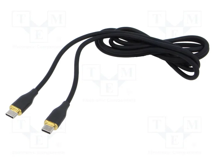 GEMBIRD Câble USB 2.0 USB C vers USB C 1,5m noir GEMBIRD Câble USB 2.0 USB C vers USB C 1,5m noir