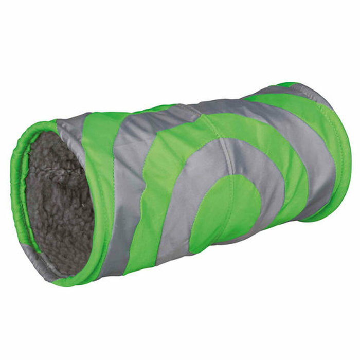 Tunnel de Jeu Pliable pour Animaux de Compagnie Trixie Vert Gris Ø 15 × 35 CM Tunnel de Jeu Pliable pour Animaux de Compagnie Trixie Vert Gris Ø 15 × 35 CM