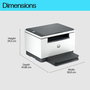 HP Imprimante Multifonction LaserJet M234d - Impression Recto Verso Rapide 28 ppm, Copie, Numérisation Noir et Blanc Compacte