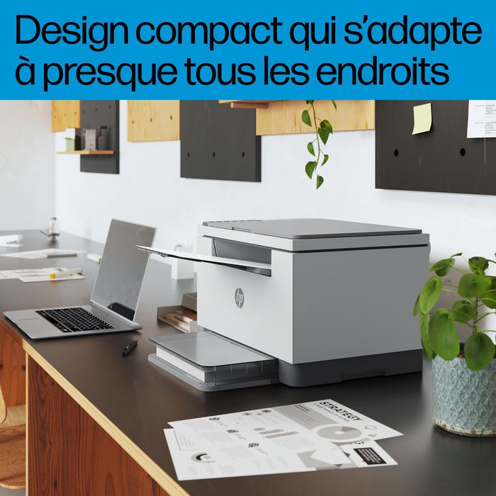 HP Imprimante Multifonction LaserJet M234d - Impression Recto Verso Rapide 28 ppm, Copie, Numérisation Noir et Blanc Compacte