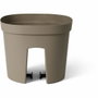 Garden ID Pot pour balustrade Smile Taupe 30 cm