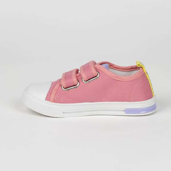 Cerdá - Chaussure en toile avec semelle PVC et lumières - Minnie - Coton - Taille 30 - Rose - T030