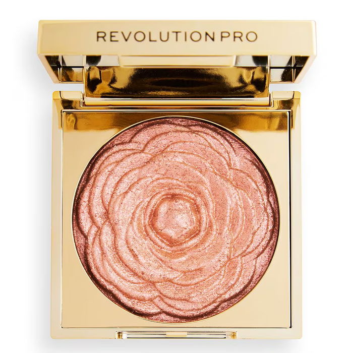Revolution Pro Pro Lustre Illuminant en Or Rose - Compact Blush Highlighter - 1 Nuance - 9 g Revolution Pro Pro Lustre Illuminant en Or Rose - Compact Blush Highlighter - 1 Nuance - 9 g