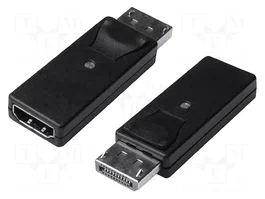 DIGITUS Adaptateur DisplayPort mâle vers HDMI femelle noir