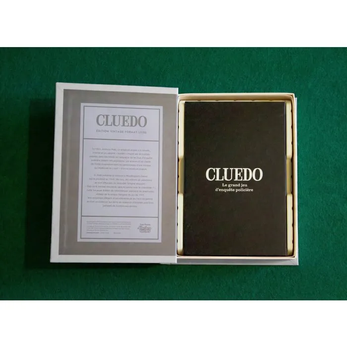 Megableu Cluedo - Édition Vintage - Format Livre - Jeu de Société - À Partir de 8 Ans - en Français