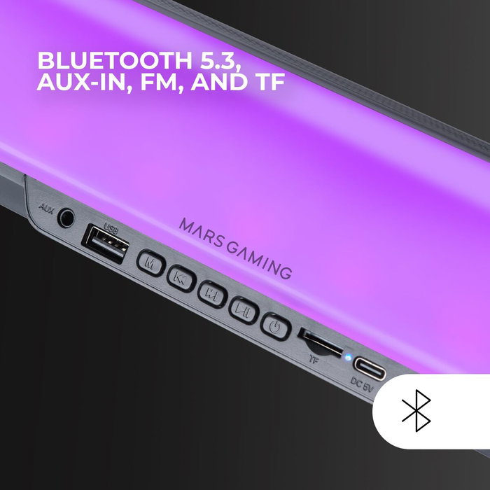 Haut-parleurs de PC Mars Gaming MSBORB Noir 20 W 4 W