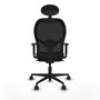 Piqueras y Crespo Chaise de Bureau avec Appui-tête 1D036N1 Blue marine