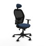 Piqueras y Crespo Chaise de Bureau avec Appui-tête 1D036N1 Blue marine