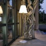 Lumisky Standy Mini Wood Solar - Lampe de table solaire LED dimmable