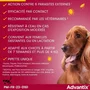 Advantix Solution Antiparasitaire pour Chien Petite Race 4 à 10 kg - 4 Pipettes - Élimine Puces, Tiques, Poux et Répulsif Moustiques