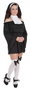Creaciones Llopis - Déguisement adulte monsexy taille L, composé de robe, coiffe et col (polyester/polyamide)