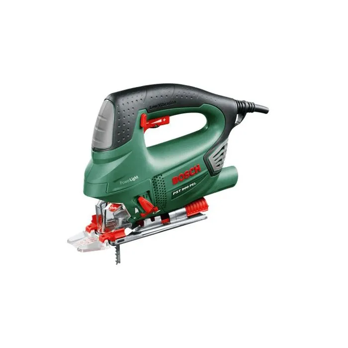 Bosch PST 900 PEL - Scie sauteuse filaire - Coupe à 90 mm de profondeur, inclinaison à 45°, avec 6 lames