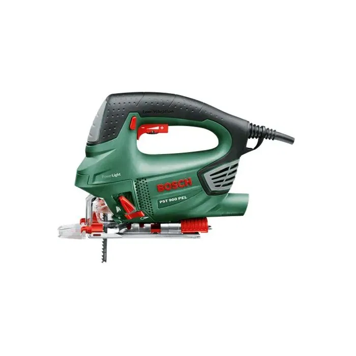 Bosch PST 900 PEL - Scie sauteuse filaire - Coupe à 90 mm de profondeur, inclinaison à 45°, avec 6 lames