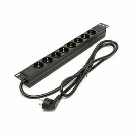 Phasak BNS 3518 Multiprise 8 Prises Schuko 1,5m Noir