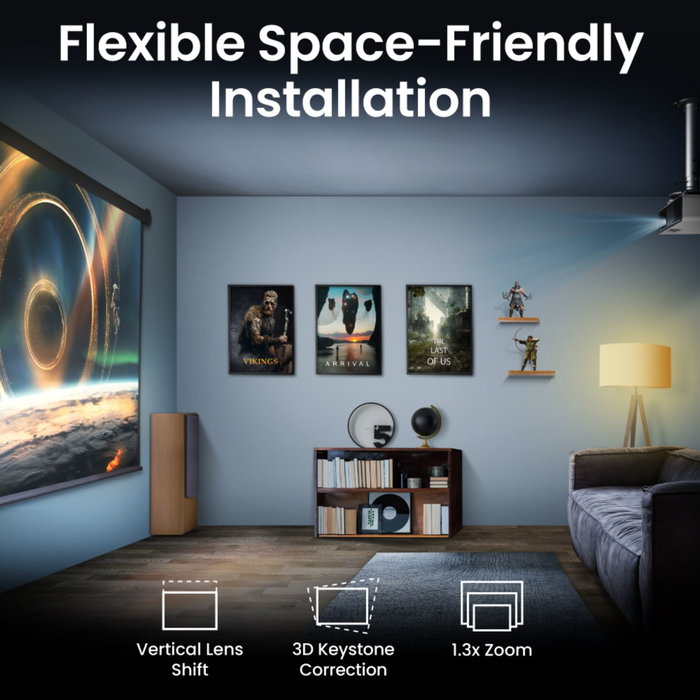 BenQ TK710 Projecteur 4K UHD Laser 3200 ANSI Lumens BenQ TK710 Projecteur 4K UHD Laser 3200 ANSI Lumens