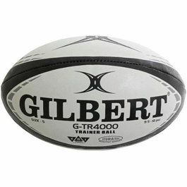 Gilbert GTR4000 - Ballon de rugby d'entraînement noir Taille 5 - Excellente prise en main et durabilité