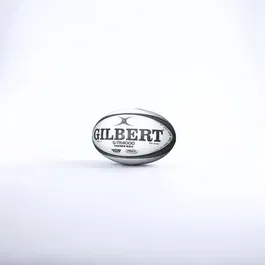 Gilbert GTR4000 - Ballon de rugby d'entraînement noir Taille 5 - Excellente prise en main et durabilité