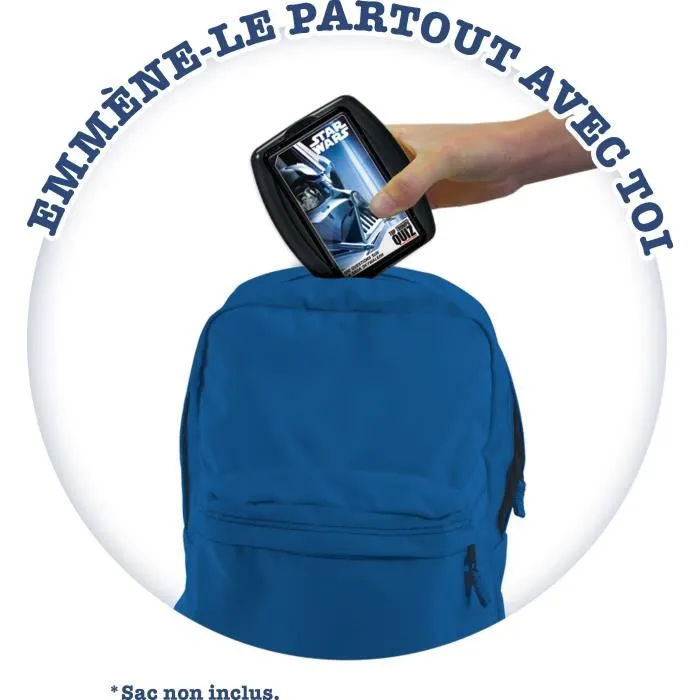 Winning Moves Quiz Star Wars - Jeu de plateau de quiz avec 500 questions illustrées - Version française