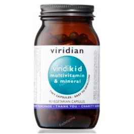 VIRIDIAN VIRIKID Multivitamines et Minéraux 90 Capsules Végétales