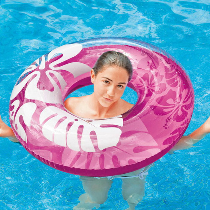 Bouée Gonflable Donut Intex 59251 Ø 91 cm Multicouleur