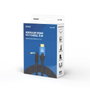 SAVIO Câble HDMI 2.1 de 5m avec connecteurs 90° et finition textile