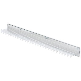 Servetto Porte-cravates fixe Anka F, 28 crochets, Transparent