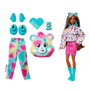 Mattel Barbie Cutie Reveal Poupée avec Ours Amour et Bonnes Vibes